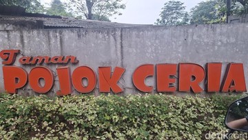 Taman Pojok Ceria yang dibuka pada awal 2020 memiliki suasana yang sangat tenang dan damai, cocok sebagai tempat buat bersantai di akhir pekan. (Hans Wilhem/detikTravel)
