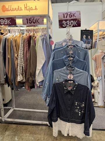 Bazar GlamLocal di Indonesia Women Fest 2026 resmi dibuka di ICE BSD, Hall 3A mulai dari 29-31 Mei 2026. Pembukaan Foto: Dok. Gresnia/Wolipop.