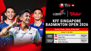 Dukung Wakil Merah Putih di Perempat Final Singapore Badminton Open 2026: Cek Jadwal dan Link Live Streaming Eksklusif