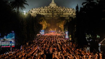 Perayaan Waisak di Candi Borobudur (dok. InJourney)
