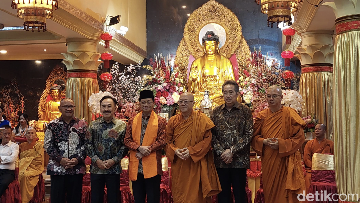 Perayaan Waisak 2026 di Wihara Ekayana Arama, Indonesia Buddhist Centre, Kebon Jeruk, Jakbar, Minggu (31/5/2026). (Syanti Mustika/detikcom)