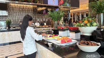 Sunday Brunch di The Trans Luxury Hotel Surabaya (Foto: Aprilia Devi/detikJatim)