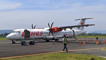Penjelasan Resmi Wings Air Mengenai Baling-Baling Pesawat yang Terlihat Diikat Kabel Tie