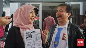 Roy Suryo dan dr Tifa akan disidangkan di kasus ijazah palsu Jokowi. (CNN Indonesia/Tunggul)