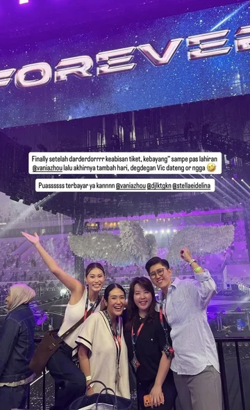 Pesona Panggung dan Panggung Fashion: Gaya Selebriti Tanah Air Meriahkan Konser F4 di Jakarta
