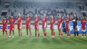 Timnas Putri Indonesia akan menghadapi Singapura. (ANTARA FOTO/Andreas Fitri Atmoko)