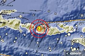 Titik koordinat gempa bumi dangkal berkekuatan 3,2 magnitudo yang berpusat di sebelah utara Kabupaten Lombok Barat, Nusa Tenggara Barat, Jumat (29/5/2026). ANTARA/HO-BMKG