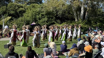 Pada Minggu (31/5), digelar acara festival budaya tahunan 4th Annual Gamelan in the Garden. Acara ini digelar di San Francisco Botanical Garden, Amerika Serikat. (dok. KJRI San Francisco)