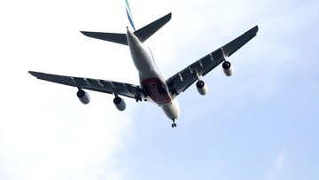 Ilustrasi Airbus A380 milik Emirates Airlines (Getty Images/gece33)