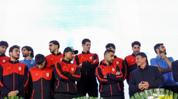 Timnas Iran. (REUTERS/Majid Asgaripour)
