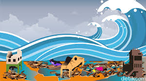 Ilustrasi Tsunami (Foto: Thinkstock)