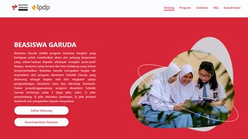 Foto: Tangkapan Layar/Beasiswa Garuda Kemdiktisaintek