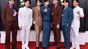 FILE - Korean group BTS appears at the 64th Annual Grammy Awards in Las Vegas on April 3, 2022. (Photo by Jordan Strauss/Invision/AP, File)
