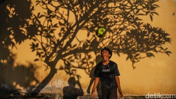Ilustrasi cuaca panas saat Piala Dunia 2026. (Pradita Utama/detikFoto)