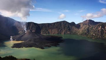Gunung Rinjani Foto: Getty Images/Ulet Ifansasti