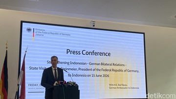 Duta Besar Jerman untuk Indonesia, Ralf Beste (Lugas Pribadi/detikcom)