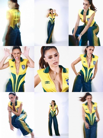 Sorotan Piala Dunia 2026: Bruna Biancardi Tampil Memukau Dukung Neymar dengan Kreasi Jersey Ikonik