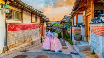 Ilustrasi  wisata Korsel (Getty Images/EyeEm Mobile GmbH)