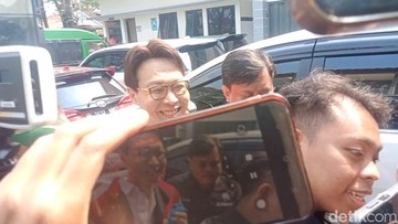 Richard Lee di PN Tangerang. Foto: Ahsan/detikHOT