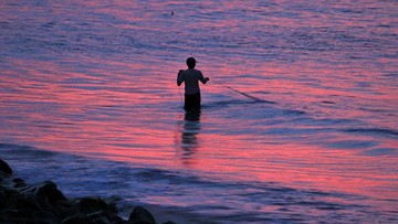 Sunset di Pantai Kuta, Bali. Foto: Johanes Randy