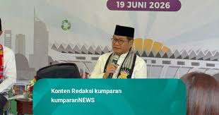 Gubernur DKI Jakarta Pramono Anung dalam konferensi pers Jakarta Kreatif Festival (JKF) Tahun 2026 di kawasan Jakarta Pusat, Jumat (19/6/2026). Foto: Nauval Pratama/kumparan