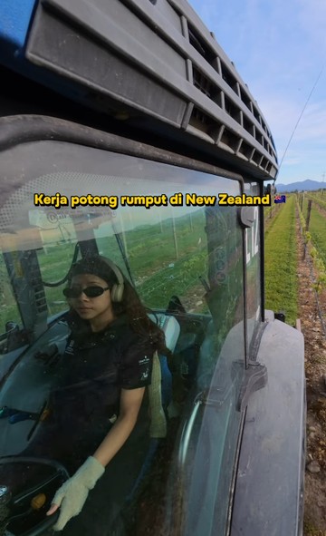 Viral wanita RI bekerja jadi tukang potong rumput di New Zealand, akui tak menyangka jalani 'plot twist' hidup. Kisahnya menginspirasi netizen! Foto: Dok. Instagram @nabilaayunz.