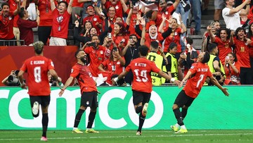Timnas Mesir saat menang dari Selandia Baru di Grup G Piala Dunia 2026 Foto: REUTERS