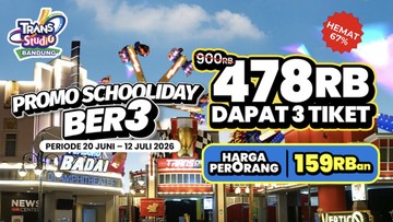 Bingung mau ke mana pas liburan sekolah tapi nggak mau cuma muter-muter mall yang itu-itu lagi? Trans Studio Bandung punya jawabannya.(Trans Entertainment)