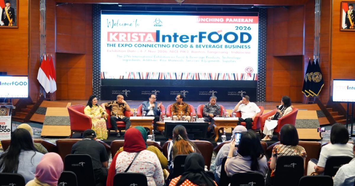 Pameran KRISTAInterFOOD 2026 akan digelar di NICE PIK 2, Tangerang pada 4-7 November 2026. [Foto: Jakarta Hype]