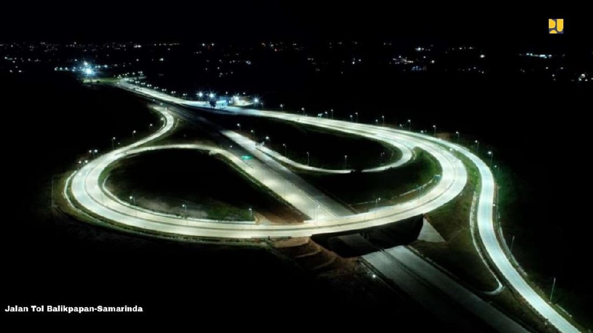 Foto: Tol Balikpapan-Samarinda (Balsam) Seksi I ruas Balikpapan – Samboja (22 Km) . (Dok: PUPR)