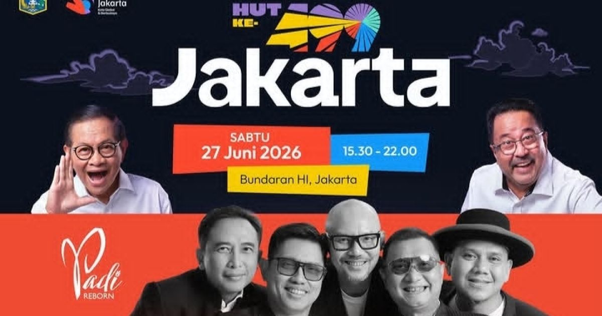 HUT ke-499 Jakarta: Warga Bisa Nikmati Konser Gratis, Transportasi Rp1, hingga Wisata Tanpa Biaya (Sumber foto: Instagram/Disparekrafdki)