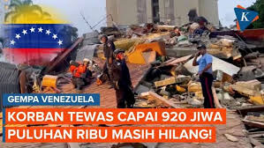 Tragedi Gempa di Venezuela: Angka Korban Meninggal Terus Meningkat, Puluhan Ribu Warga Belum Ditemukan