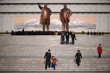 Korea Utara. (Photo by Ed JONES/AFP)