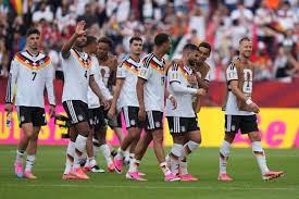 Pemain Jerman merayakan kemenangan atas Pantai Gading di Piala Dunia 2026, Sabtu (21/6/2026). (c) AP Photo/Stephanie Scarbrough