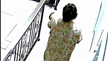 Via Vallen mengunggah video CCTV rumah saat dirinya terjatuh di tangga. Foto: Instagram Story @viavallen