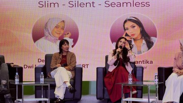 Influencer Abel Cantika saat mengisi talkshow. Foto: dok pribadi