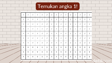 Uji Ketajaman Visual: Tantangan Menemukan Angka Ganjil di Tengah Deretan Angka Kembar dalam Sekejap
