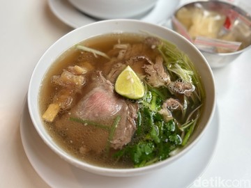Pho 777 hadir membawa cita rasa pho khas Vietnam Utara yang masih langka di Jakarta. Lokasinya ada di kawasan Setiabudi, Jakarta Selatan. Foto: detikcom/Riska Fitria