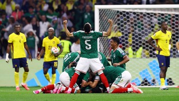Timnas Meksiko. (REUTERS/Raquel Cunha)