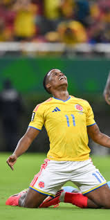 Pesepak bola Timnas Kolombia, Jhon Arias (tengah), berekspresi saat gagal membobol gawang Republik Demokratik Kongo dalam laga lanjutan Grup K Piala Dunia 2026 di Stadion Akron, Guadalajara, Meksiko, Selasa (23/6/2026) waktu setempat. Kolombia menang dengan skor 1-0 sekaligus memastikan lolos ke babak 32 besar Piala Dunia 2026. ANTARA FOTO/Aditya Pradana Putra/kye (ANTARA FOTO/ADITYA PRADANA PUTRA)