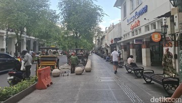 Suasana Malioboro Jogja (Serly Putri Jumbadi/detikJogja)
