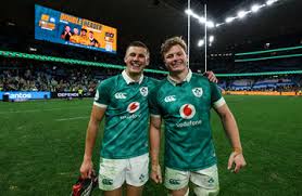 Sam and Cian Prendergast in Sydney.                                                    ©INPHO/Ben Brady