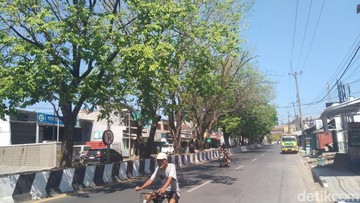 Salah satu jalan di kawasan Kadipaten, Majalengka (Erick Disy Darmawan/detikJabar)