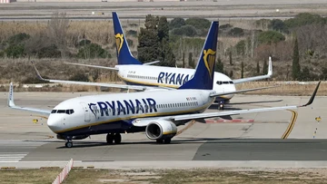 Ilustrasi pesawat Boeing 737 NG milik Ryanair. (CNN)