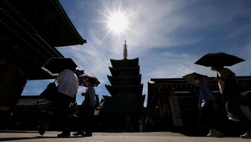 Gelombang Panas Menggila di Jepang, 4 Ribuan Warganya Masuk RS. (Foto: REUTERS/Issei Kato)