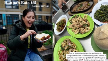 Hannah Al Rashid tak hanya dikenal dengan kemampuan aktingnya. Aktris ini juga seorang foodies sejati. Di Instagram, terlihat banyak rekomendasi kuliner di berbagai kota dan negara darinya. Foto: Instagram @hannahalrashid
