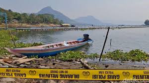 Lokasi satpam Waduk Jatiluhur tewas terborgol. (Dian Firmansyah/detikJabar)