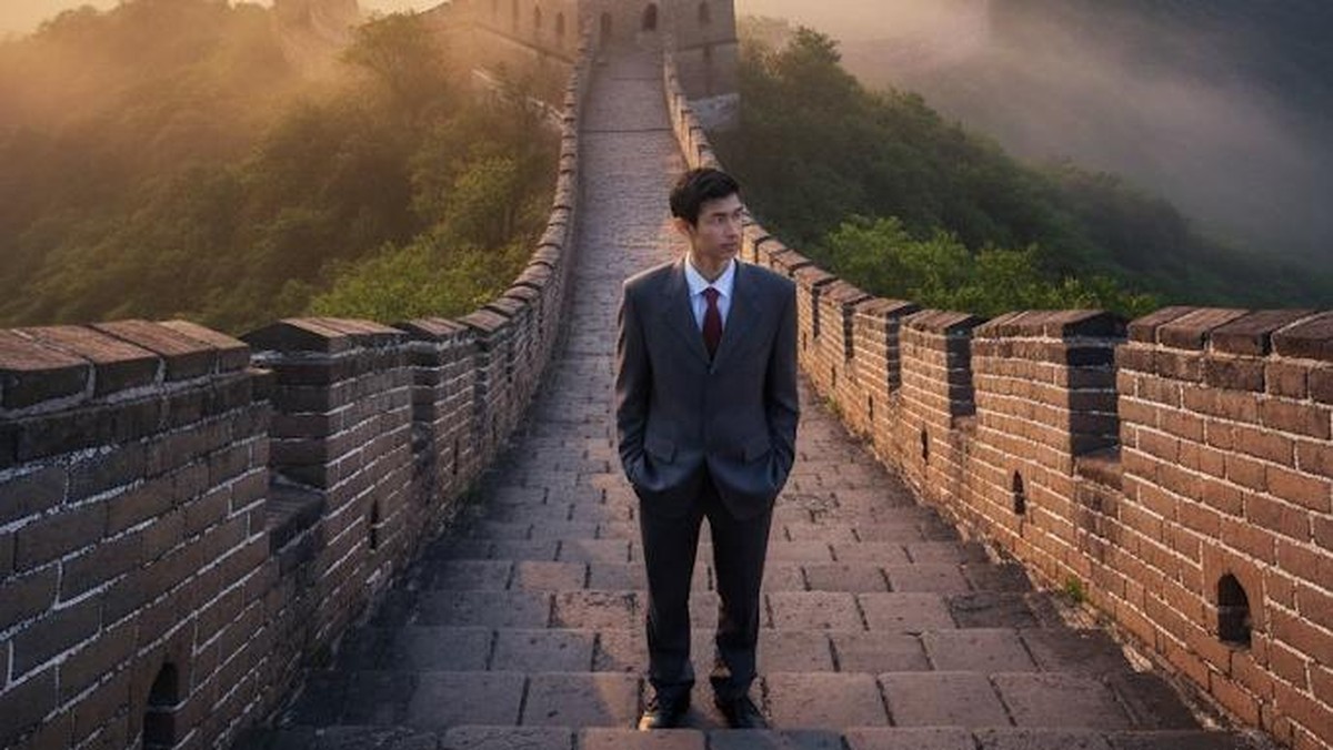 Foto: Tembok China. (Gemini ai)