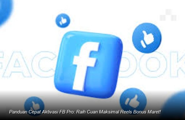Ilustrasi tampilan dashboard Facebook Professional Mode di smartphone menunjukkan grafik peningkatan performa Reels dan notifikasi potensi pembayaran dari program Facebook Reels Bonus.