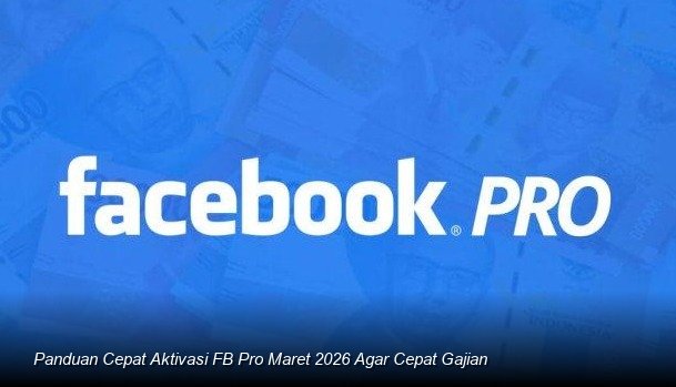 Ilustrasi tampilan dasbor Facebook Professional Mode di smartphone yang menunjukkan peningkatan jumlah followers dan notifikasi potensi pendapatan dari In-Stream Ads.